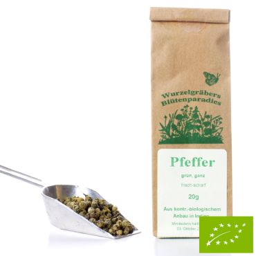 BIO Pfeffer grün, ganz