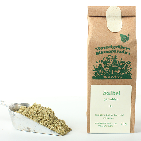 BIO Salbei, gemahlene Blätter