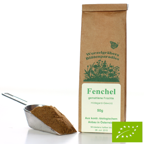 BIO Fenchel, bitter, gemahlene Früchte