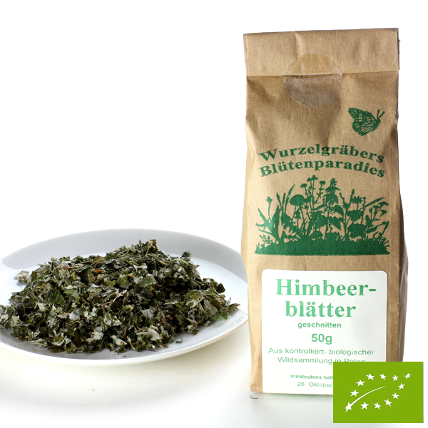 BIO Himbeerblätter, geschnitten