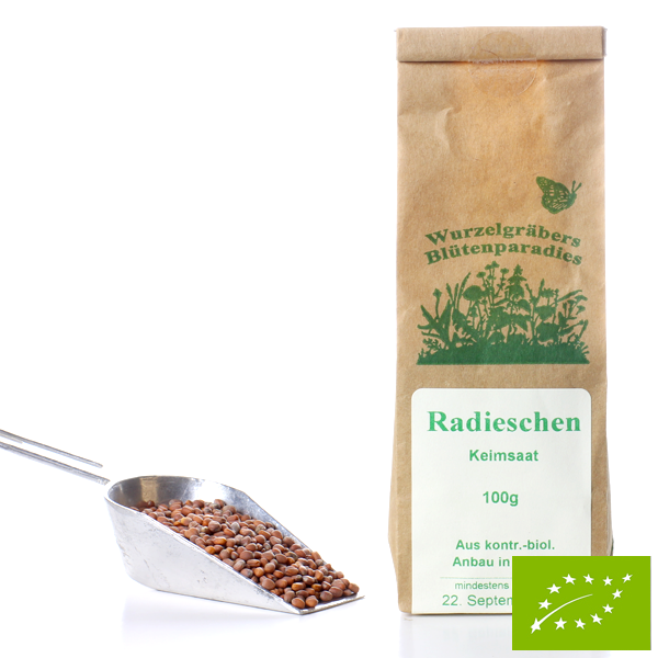 BIO Radieschen, Keimsaat