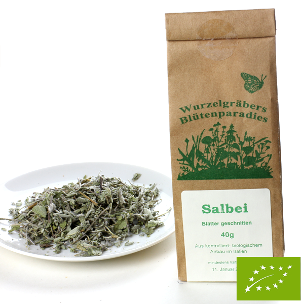BIO Salbei, ganzes Blatt