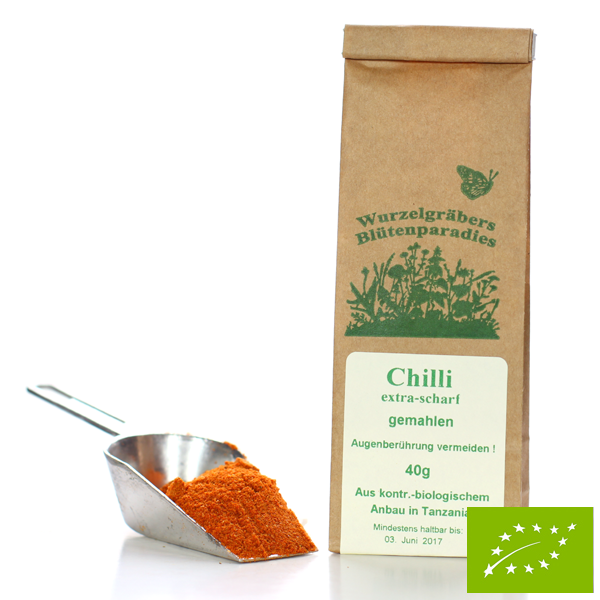 BIO Chili extra-scharf, gemahlen