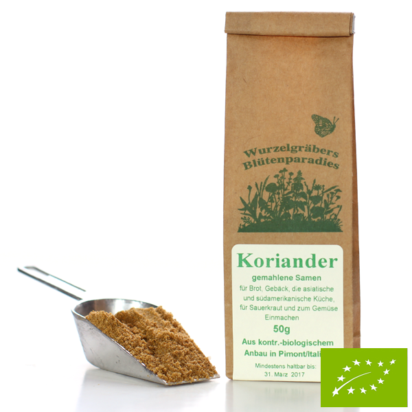 BIO Koriander, gemahlene Früchte