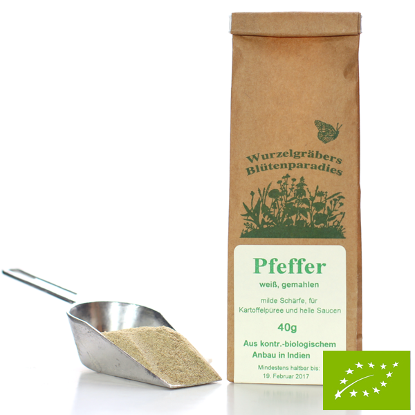BIO Pfeffer weiß, gemahlen